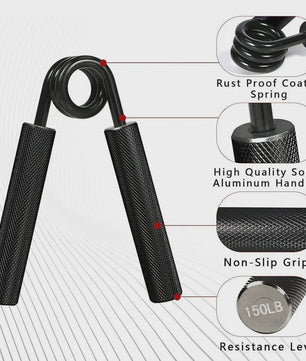 Verstelbare Hand Gripper voor Krachttraining en Spierherstel - 50-350 LBS