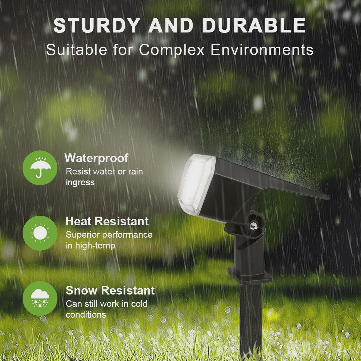 59 LED Solar Spotlight - Waterdichte Tuinlamp met Grondpin & Automatische Verlichting