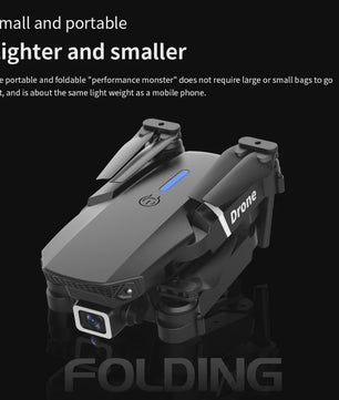 Opvouwbare FPV WiFi Drone met 4K Camera en Vliegstabilisatie - Perfect Cadeau