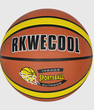 Duurzame Rubberen Basketbal 22.6cm - Indoor & Outdoor Sportbal