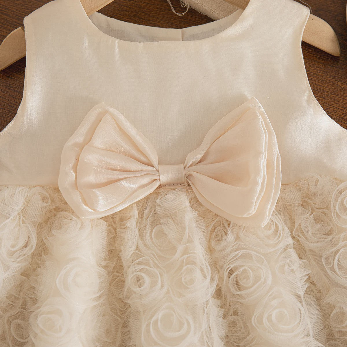 Schattige Baby Meisjes Jurk Zomer - Prinsessenjurk met Strik en Bloemenprint
