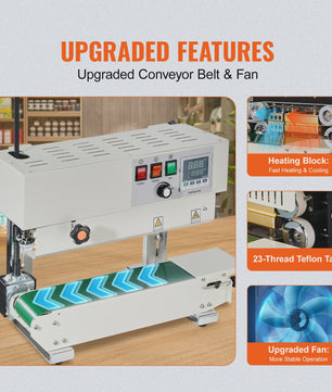 Continue Bandsealer 6-12mm Breedte - Professionele Plastic Verpakking Machine