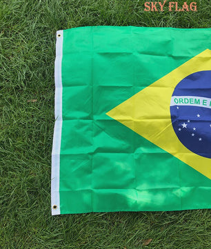 Braziliaanse Vlag 60x90cm & 90x150cm - Polyester Digitale Print