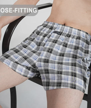 Herens Boxer Shorts van Puur Katoen - Comfortabel & Ruim - Geruit & Effen - Plus Size M-3XL