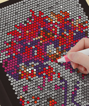 Mysterieus Mozaïek Kleurboek per Nummer: 32 Pagina's Pixel Art voor Volwassenen