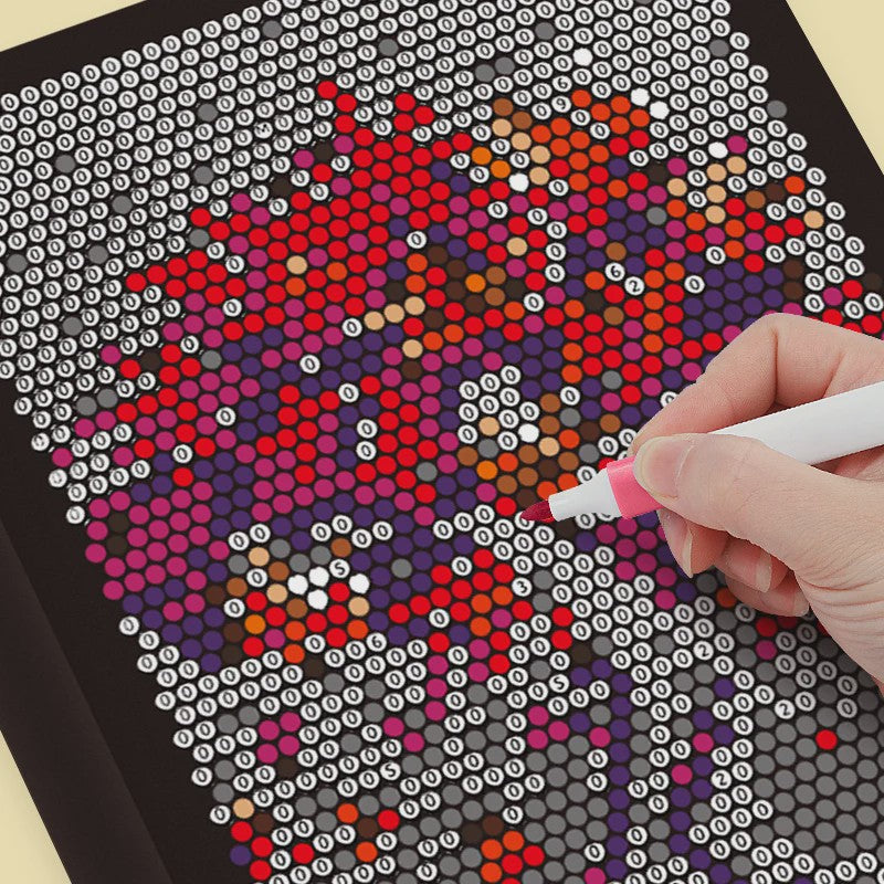 Mysterieus Mozaïek Kleurboek per Nummer: 32 Pagina's Pixel Art voor Volwassenen