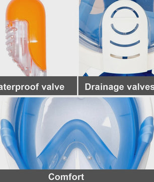 Full Face Duikmasker met Anti-Fog - Snorkelen & Duiken voor Volwassenen & Kinderen