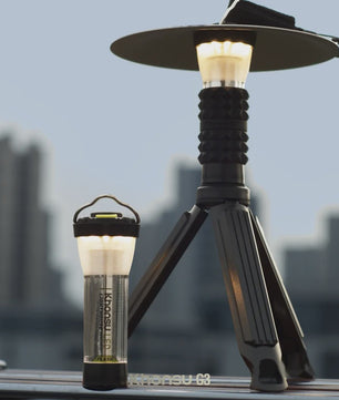 GZ Lighthouse Campinglamp - 3000mAh, Lange Batterijduur, LED Sfeerverlichting & Zaklamp