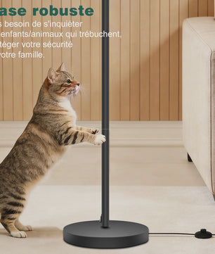 Moderne Boog Vloerlamp 170cm met Linnen Lampenkap, Voetschakelaar & LED E27 Bulb