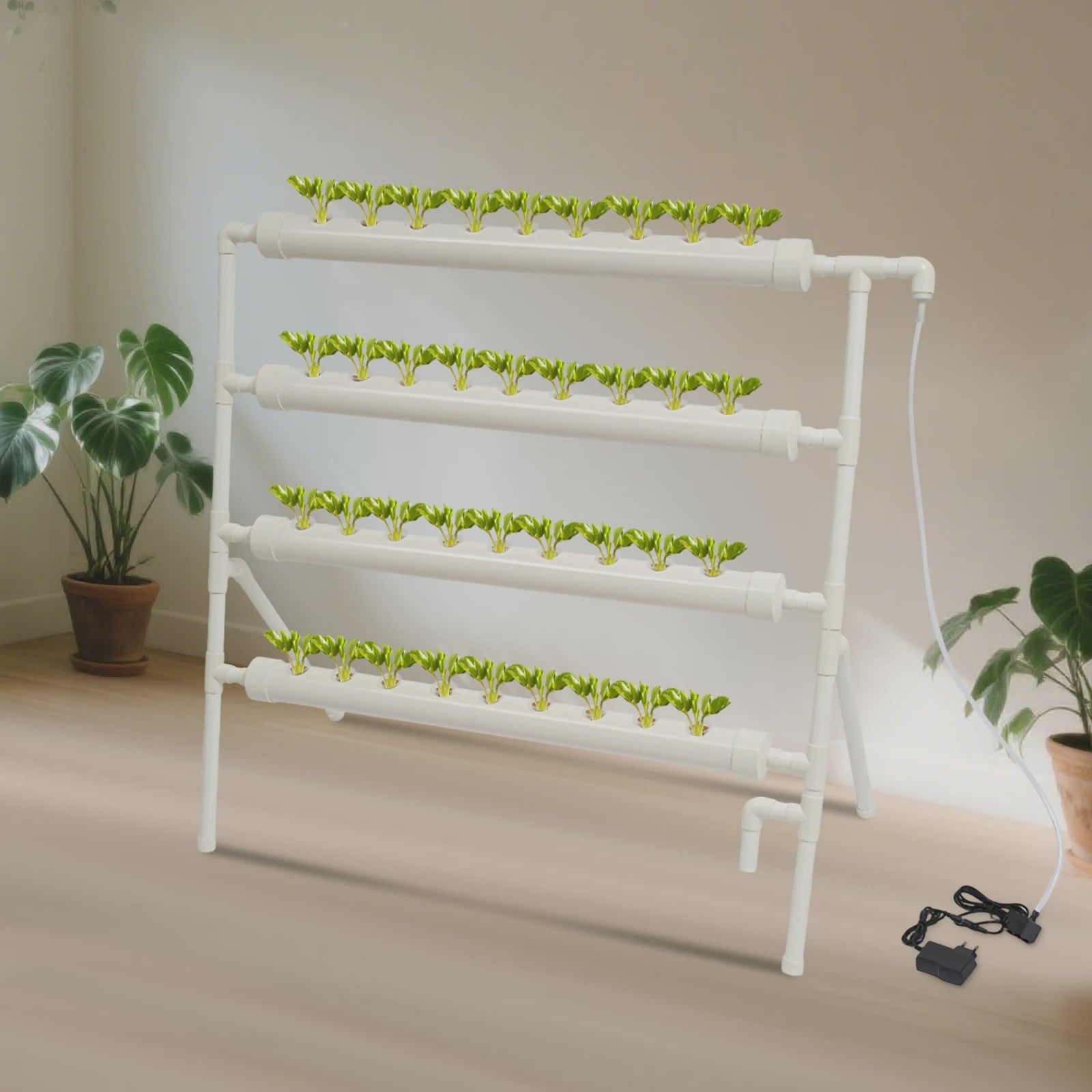 Hydroponische Kweekset 36 Gaten - Diep Water Cultuur Systeem met Pomp