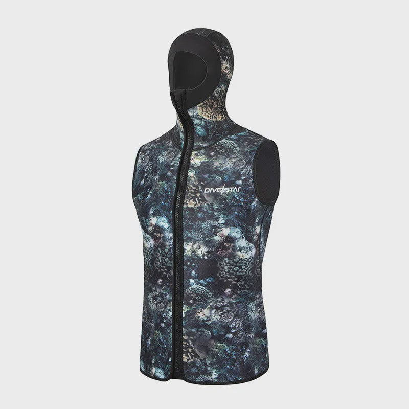 3mm Neopreen Duikvest met Capuchon - Mouwloos, Warm en Sneldrogend voor Duiken, Surfen & Snorkelen
