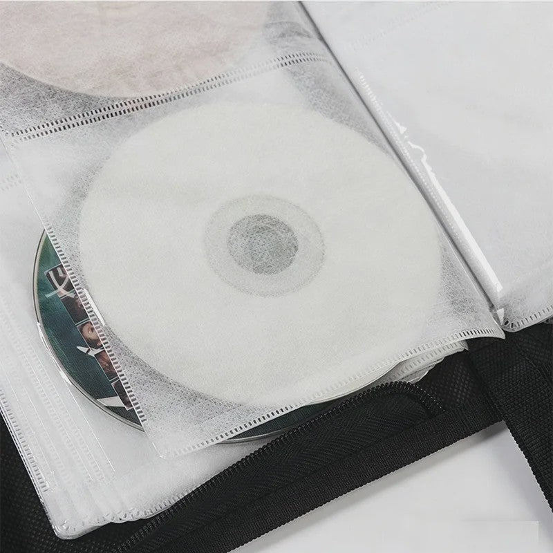 80 CD Opbergmap - Draagbare Hoes met Rits voor Auto en Thuis