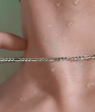 Stijlvolle 3mm Figaro Ketting voor Heren - Roestvrij Staal