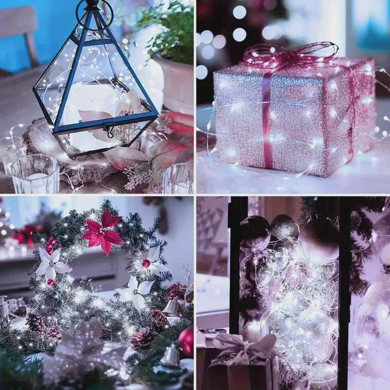 Waterdichte Batterij Sfeerverlichting met Afstandsbediening - 8 Modi voor Kerst, Feest & Decoratie