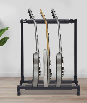 3-delige Gitaarstandaard - Opvouwbaar - Voor Gitaar & Basgitaar