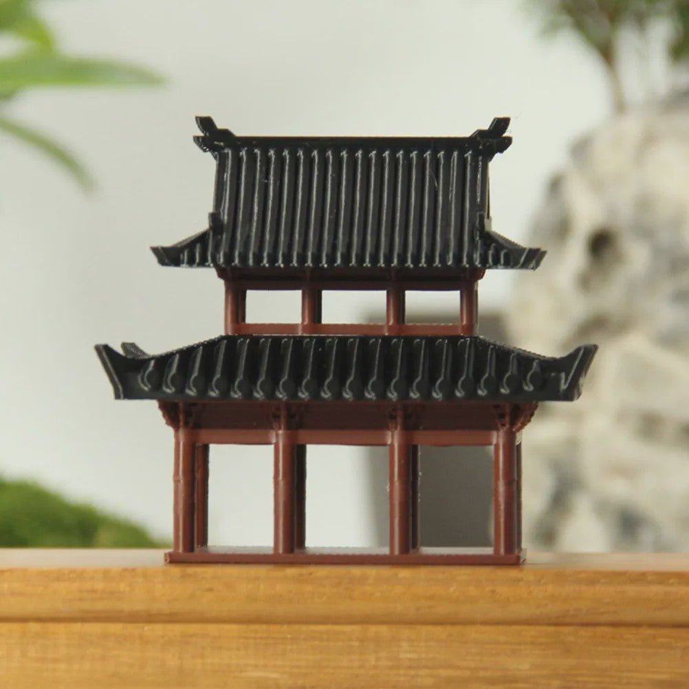 Miniatuur Chinese Paviljoen Ornament - Decoratie voor Poppenhuis, Terrarium, Aquarium & Tuin