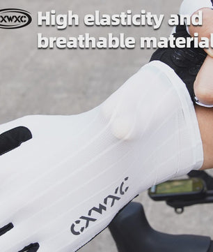 CXWXC Half Finger Fiets Handschoenen - Ademend, Anti-slip & Verlengde Polssteun voor Heren & Dames
