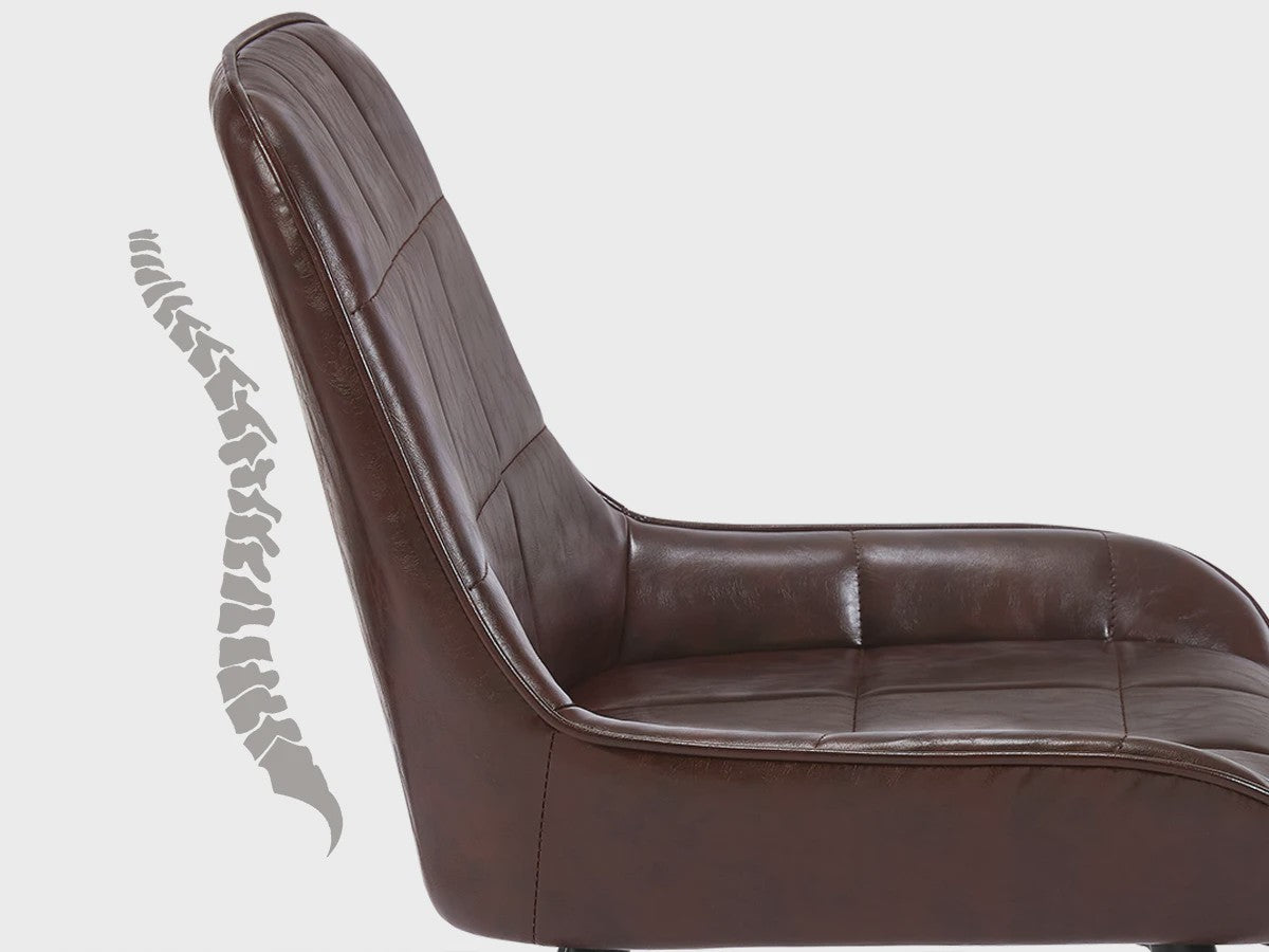 Set van 2 Ergonomische Velvet Eetkamerstoelen - Scandinavisch Design