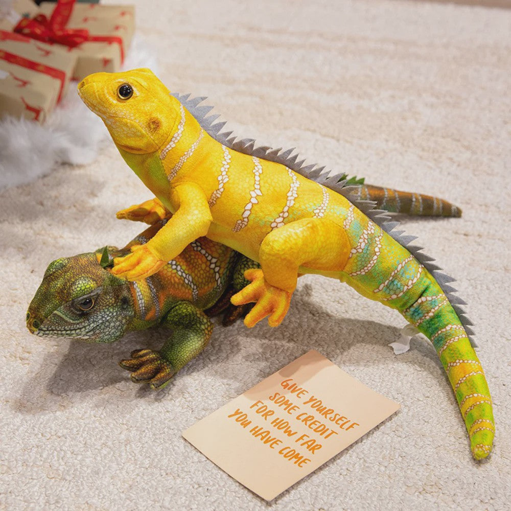Zachte Baardagaam Pluche Speelgoed - 50cm Realistisch Reptiel Knuffel, Cadeau & Decoratie