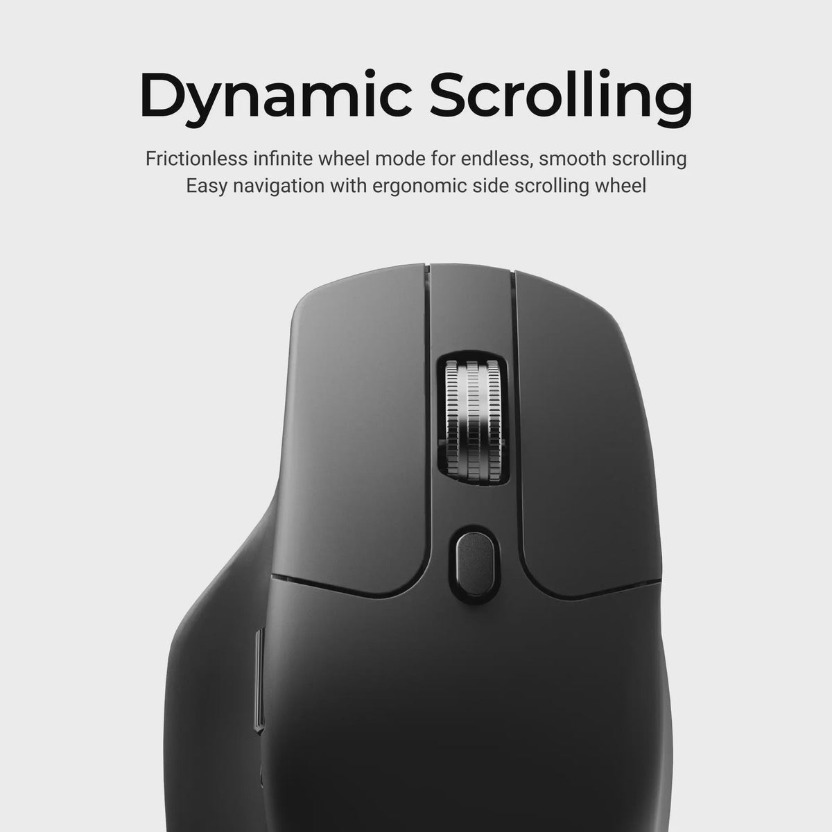 Keychron M6 Draadloze Muis: 2.4GHz/Bluetooth, Type-C, 1K/8K Polling Rate, 26000 DPI
