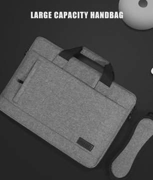 Waterdichte Laptoptas 13-17.3 Inch met Schouderband & Handvat - Bescherming & Opbergruimte