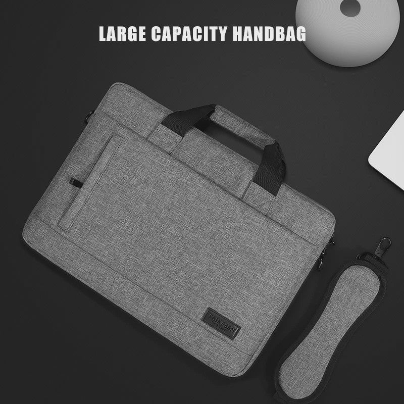 Waterdichte Laptoptas 13-17.3 Inch met Schouderband & Handvat - Bescherming & Opbergruimte