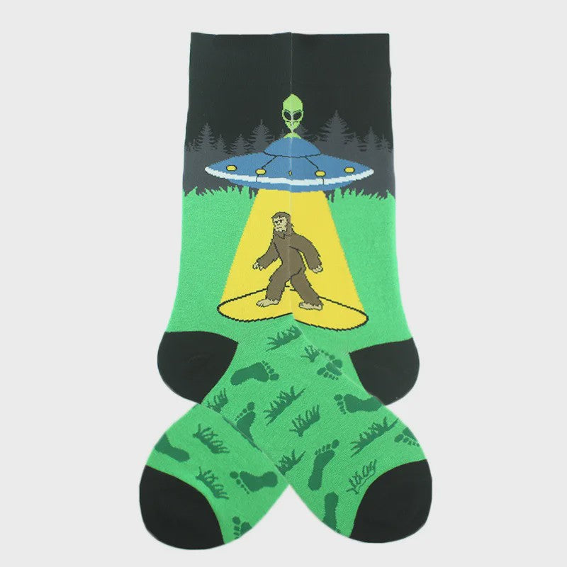 Unisex Happy Socks met Vrolijke Ontwerpen: Dinosaurus, Alien, Haai & Meer