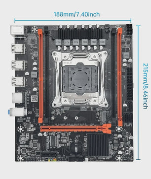 SOYO X99 Moederbord Kit met Intel Xeon E5 2680 V4 CPU en 16GB DDR4 RAM