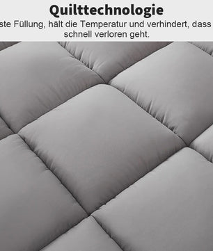 Dikke Matras Topper - Zacht 3D Vezel Kussen met Antislip Banden - Diverse Maten