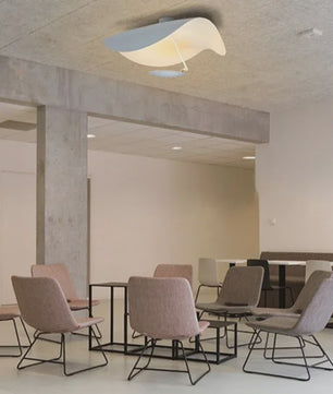 Moderne LED Plafondlamp Schotelvorm Goudkleurig Interieur - SediaXL