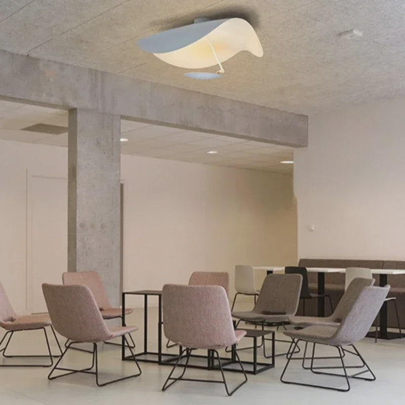 Moderne LED Plafondlamp Schotelvorm Goudkleurig Interieur - SediaXL