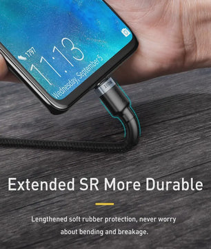 Baseus USB-C naar USB-C Kabel 100W PD Snellader - Geschikt voor iPhone, MacBook, Samsung & Xiaomi
