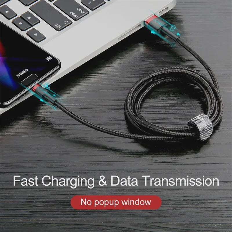 Baseus USB-C Kabel: Snel Opladen & Data | Duurzaam & Compatibel