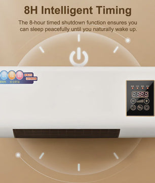 2-in-1 Wandmodel Airco: Koelen, Verwarmen & Ventileren met Afstandsbediening