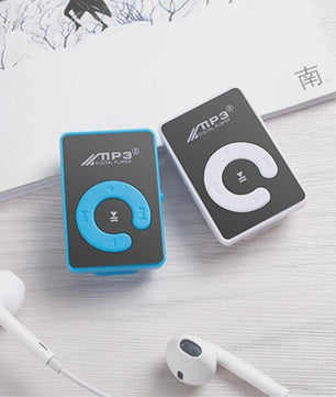Compacte Mini MP3 Speler met Clip - Draagbare Muziekspeler voor Studenten - Ondersteunt 16GB TF Kaart