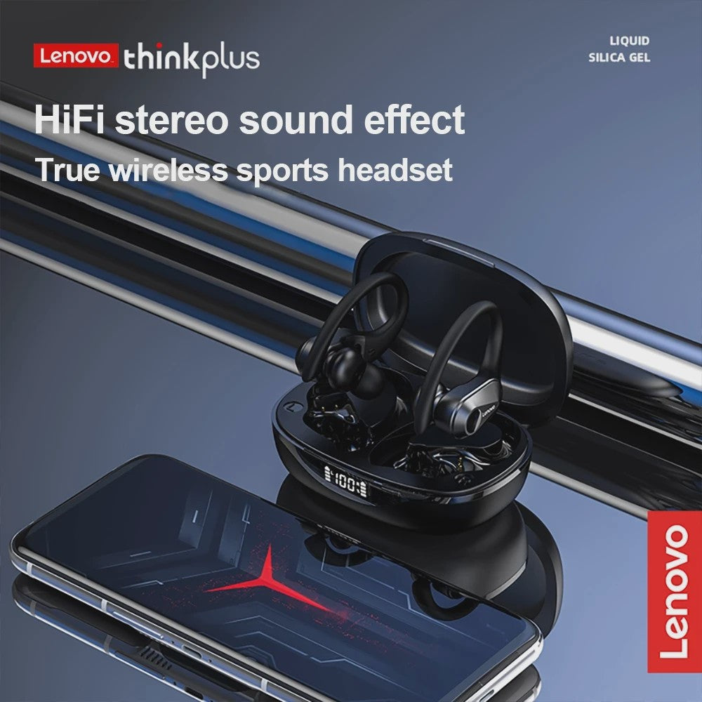 Lenovo LP75 Draadloze Sportoordopjes met Bluetooth 5.3, Hifi Stereo en LED Display