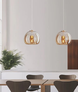 Moderne Glazen Hanglamp - Stijlvolle Plafondlamp voor Eetkamer & Interieur