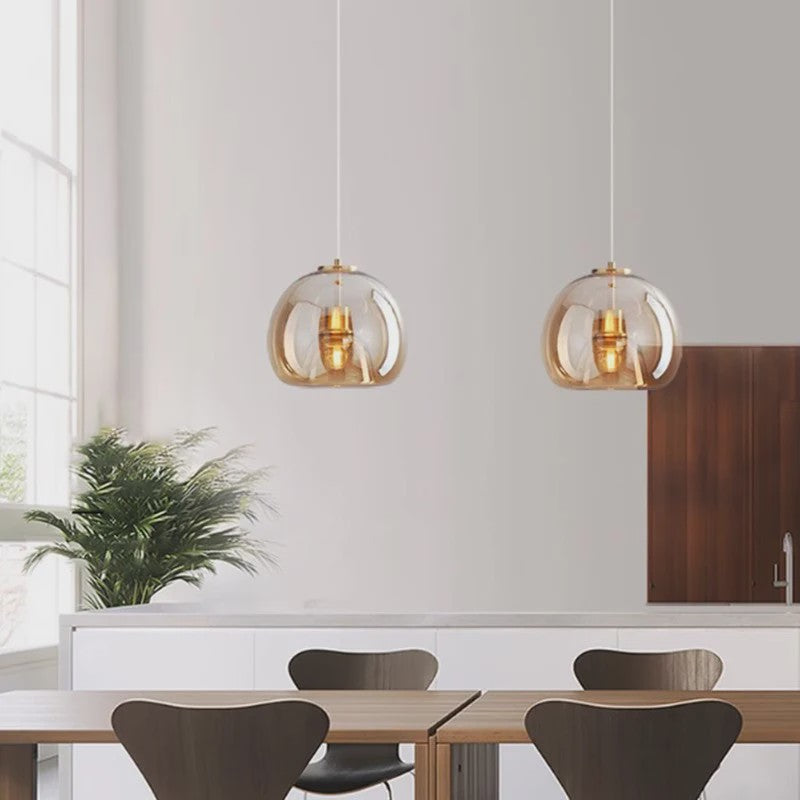 Moderne Glazen Hanglamp - Stijlvolle Plafondlamp voor Eetkamer & Interieur
