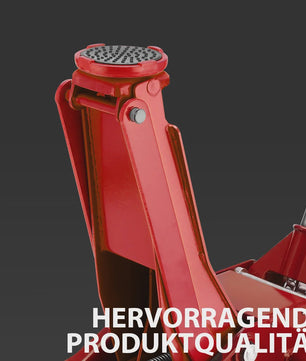 3T Hydraulische Vloerkrik - Zwaar Uitvoering Staal met Dubbele Pomp & Hefbereik 75-505mm