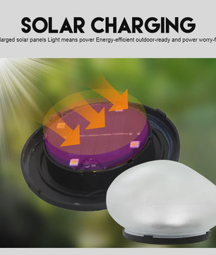 Solar Tuinlamp Steen - Decoratieve LED Verlichting voor Buiten