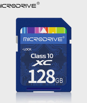 Snelle SD Kaart (16GB-256GB) - Class 10 SDHC/XC Geheugenkaart voor Camera's