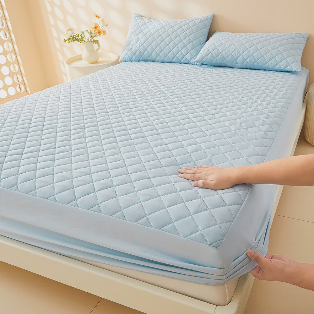 Waterdichte Molton Hoeslaken - Gewatteerd & Wasbaar - Beschermt Matras
