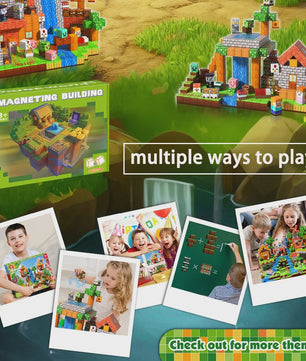 Magnetische Bouwstenen Speelgoed - Creatieve Architectuur Model Set voor Kinderen