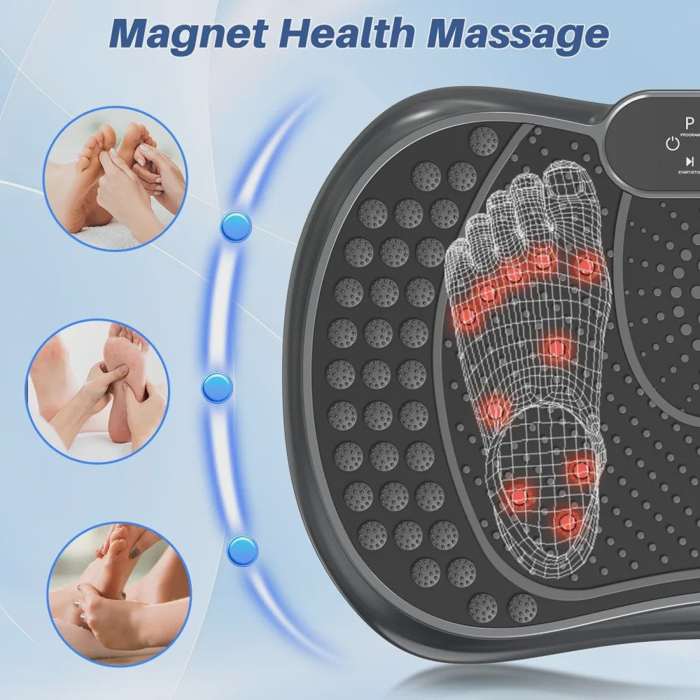 Krachtig Vibratieplatform met 99 Intensiteitsniveaus voor Full-Body Workout & Massage