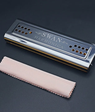 SWAN 24-Gats Tremolo Harmonica - Dubbelzijdig C/G Toets - Muziekinstrument