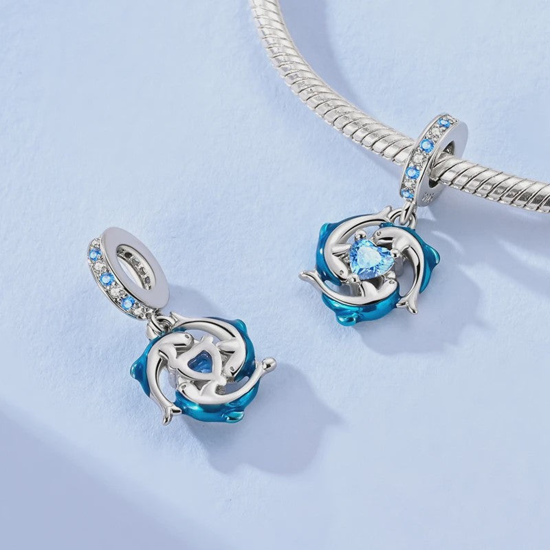 925 Sterling Zilver Charms: Walvishaai, Zeepaardje & Dolfijn - Luminous DIY Sieraden & Cadeaus