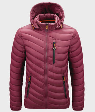 Luxe Heren Lichtgewicht Puffer Jas met Capuchon - Warm & Stijlvol voor Outdoor en Casual Gebruik