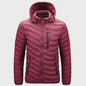 Luxe Heren Lichtgewicht Puffer Jas met Capuchon - Warm & Stijlvol voor Outdoor en Casual Gebruik