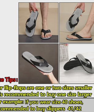 Herenslippers Flip Flops - Comfortabele Casual Strandschoenen & Binnenschoenen