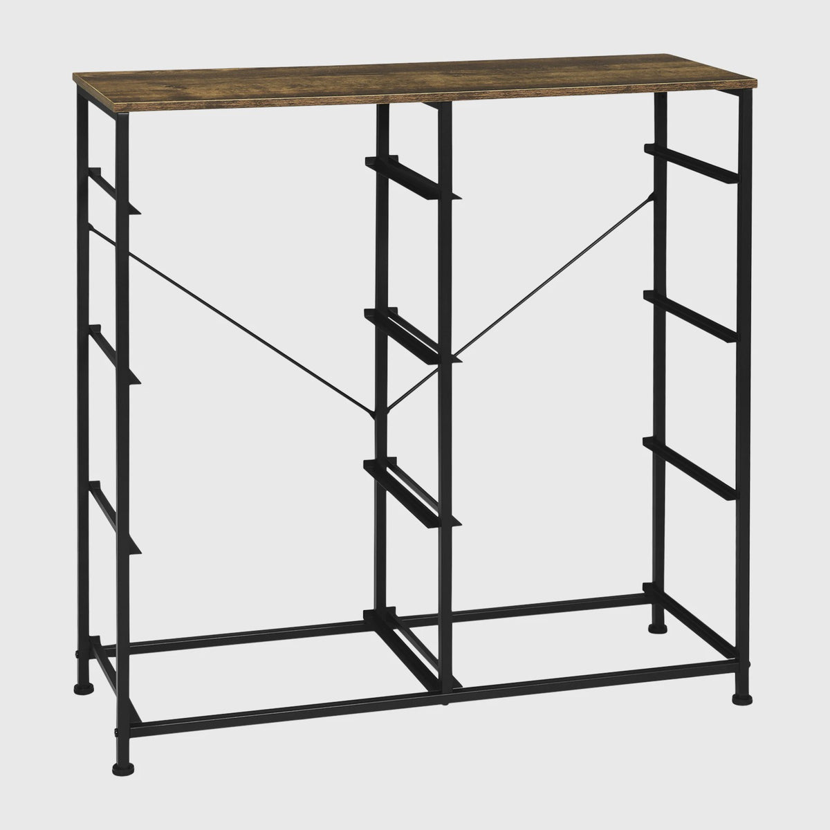 Ladekast Sideboard met 8 Stoffen Lades - Industriële Stijl - Woonkamer, Slaapkamer, Hal
